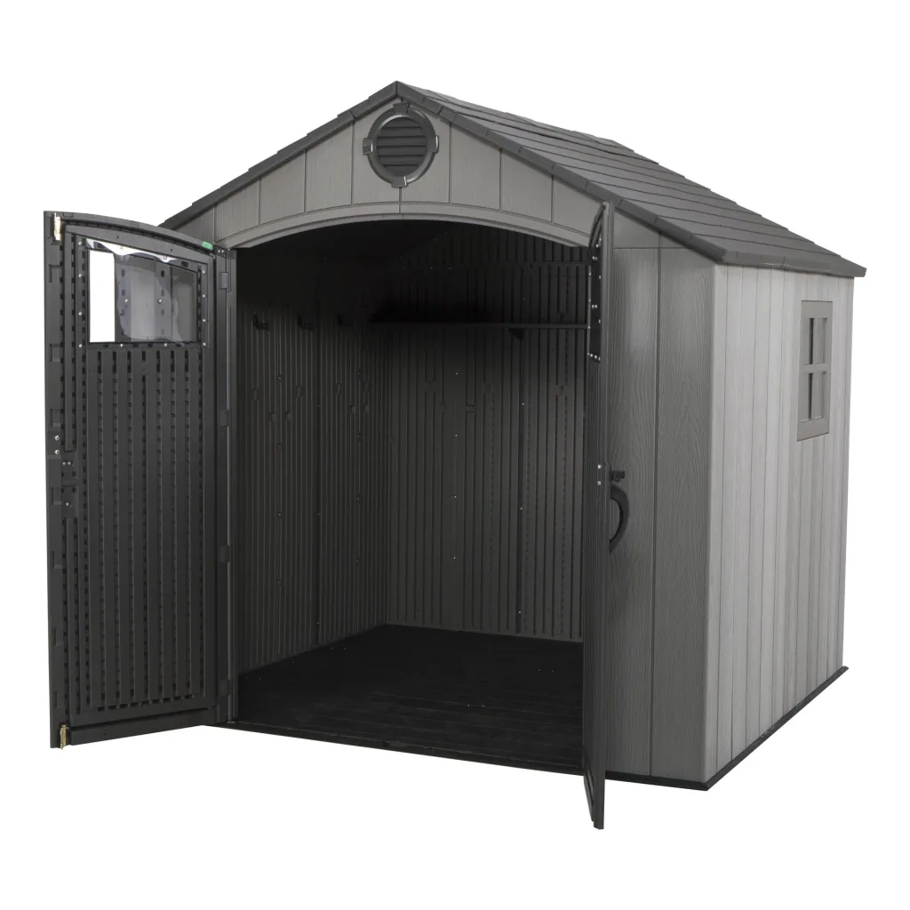 Mars tool shed, dark grey, 227 x 242 x 242 cm