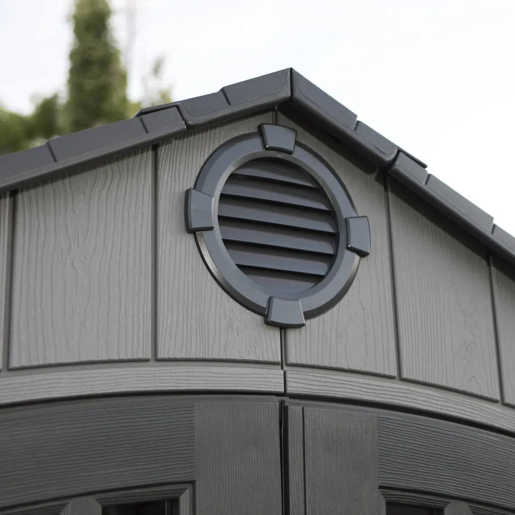 Mars tool shed, dark grey, 227 x 242 x 242 cm