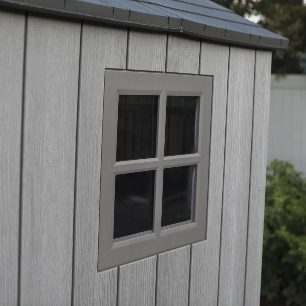 Mars tool shed, dark grey, 227 x 242 x 242 cm