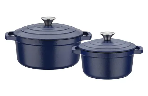 Cooking pot, approx. 20 cm, approx. 2.2 l made of cast iron Blue Magic