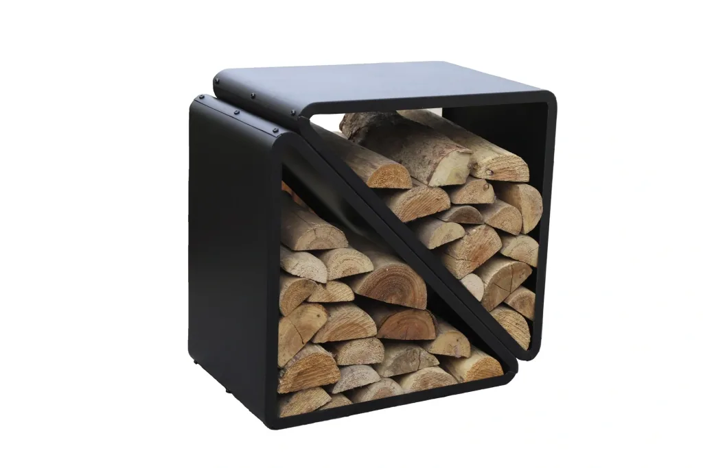 Westmann Houtopslagrek 57x35,5x56 cm Zwart