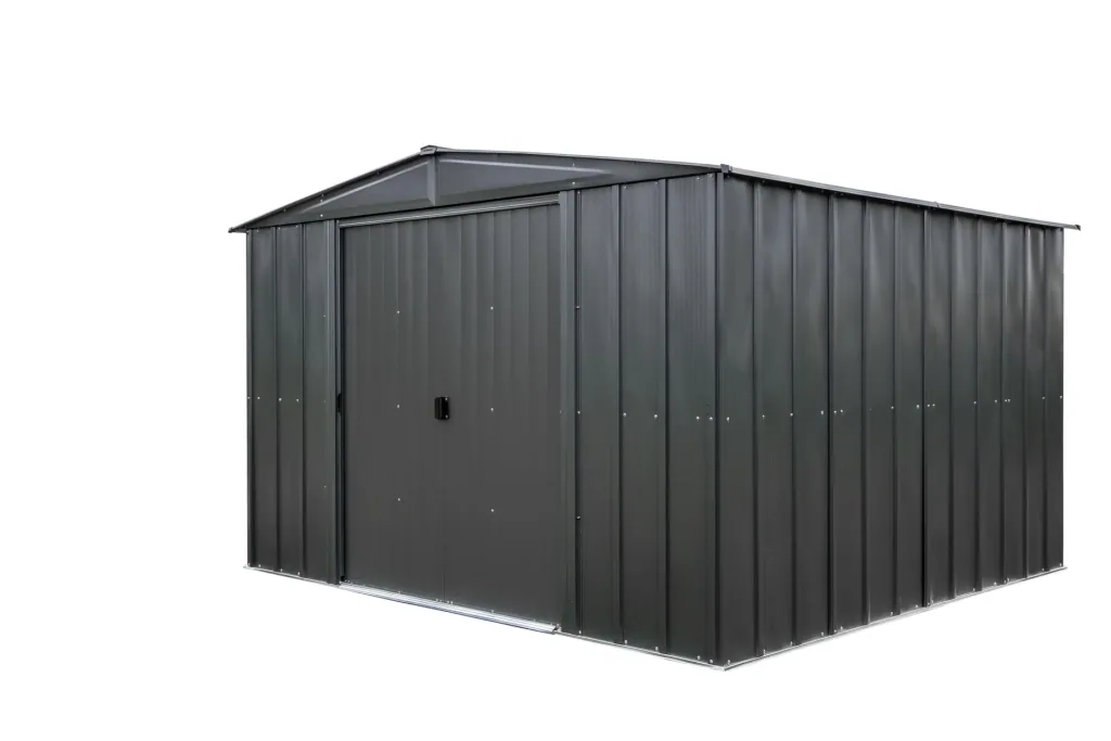 Metallgerätehaus, grau, 313x297x198 cm