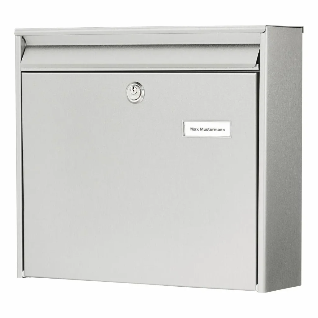 Stainless steel mailbox Borkum 3877 Ni