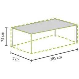 protective cover for garden table - max. 280 cm