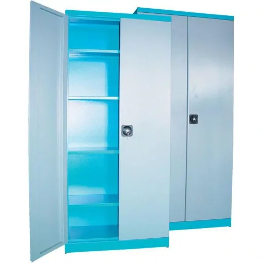 Set of 2 double-door wardrobes