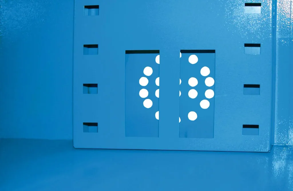 Milieukast TYPE III met 6 uittrekbare zinkbakken