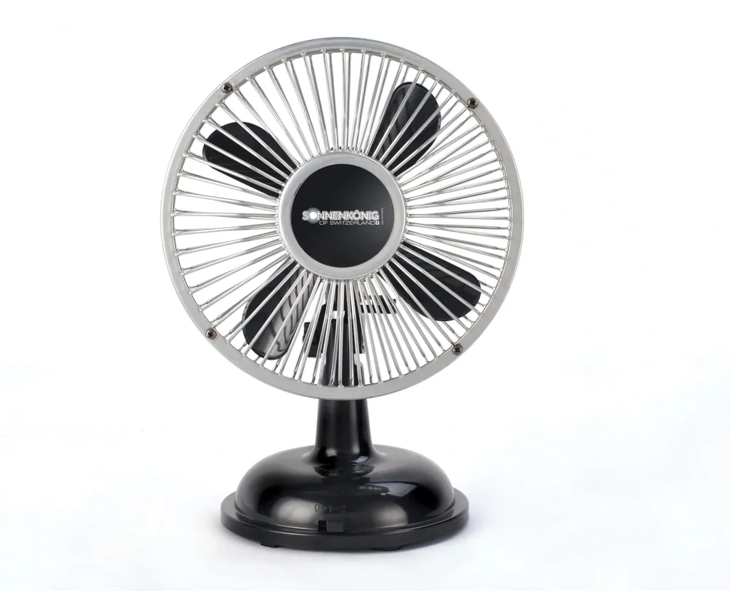 Table fan Retro Fan black
