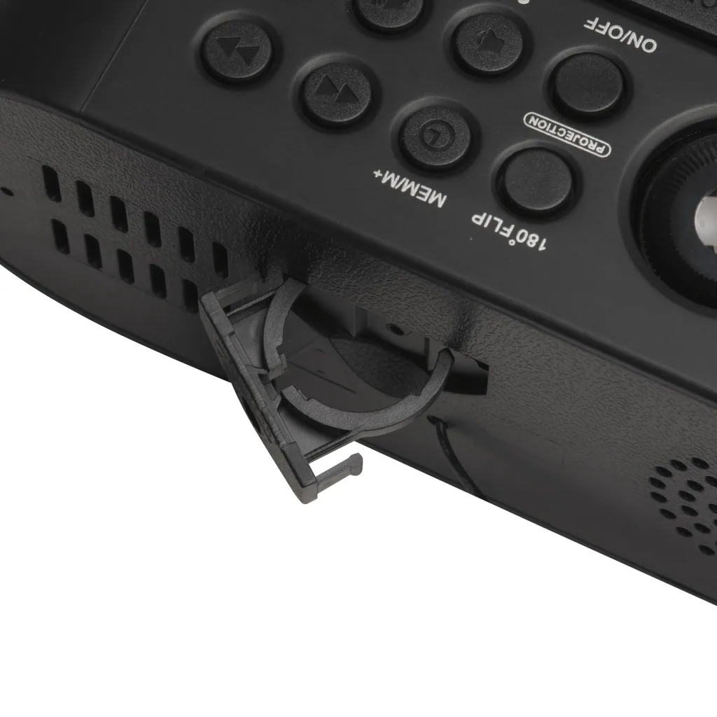 Radio alarm clock with projection
