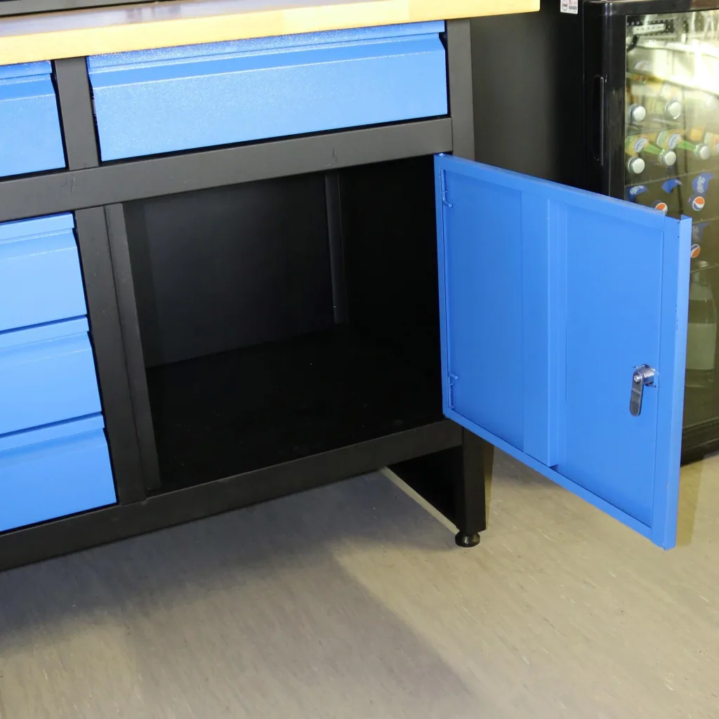 Werkbank GW 2/2 met 2 laden en 2 deuren