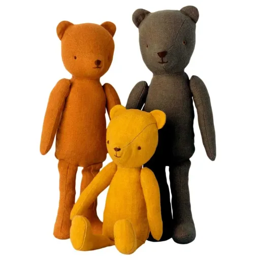 Maileg knuffeldier Teddy Junior mosterd