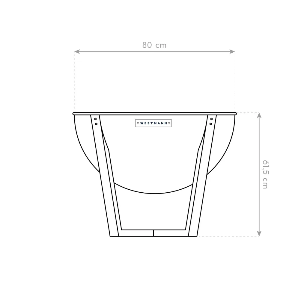 Fire Pit Premium Grill and Fire Pit 81x81x62 cm Black