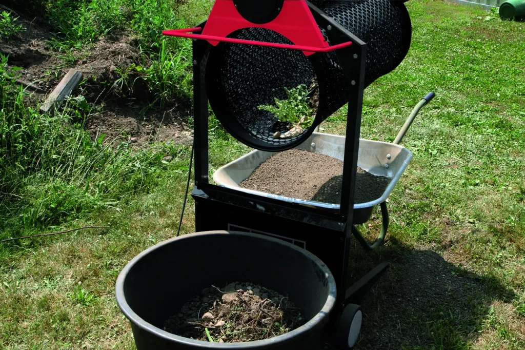 Garden roller sieve RS 400, 230 V, 0.36 kW