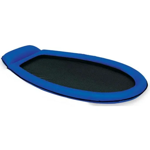 Lounge bed with only bottom-blue