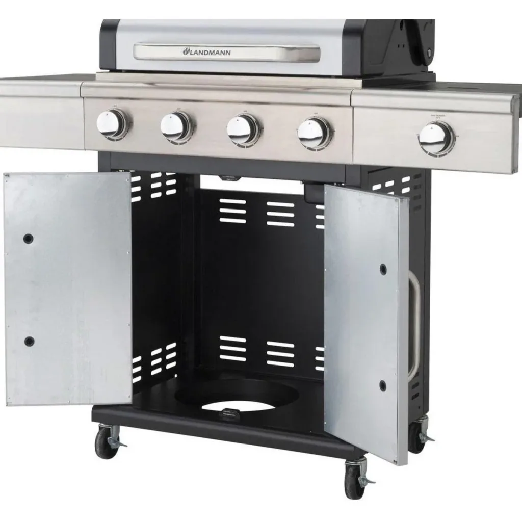 Triton 4.1 silver gas barbecue - Gas grill - BBQ - suitable for 12 people
