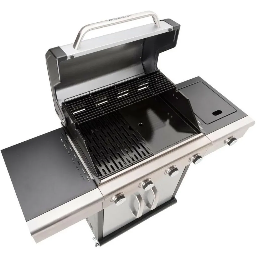 Triton 4.1 silver gas barbecue - Gas grill - BBQ - suitable for 12 people
