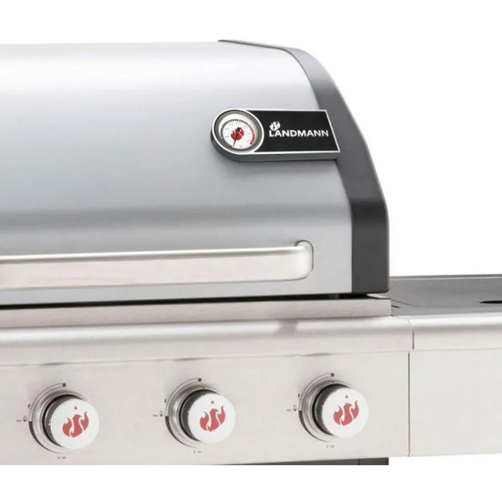 Triton 4.1 silver gas barbecue - Gas grill - BBQ - suitable for 12 people