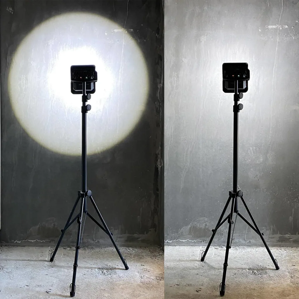 Handheld floodlight NOVA 4 CAS + 12V 4Ah battery, SC30 charger with removable diffuser