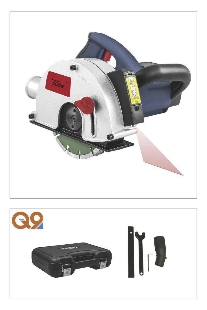 Muurfrees 1700 watt in koffer