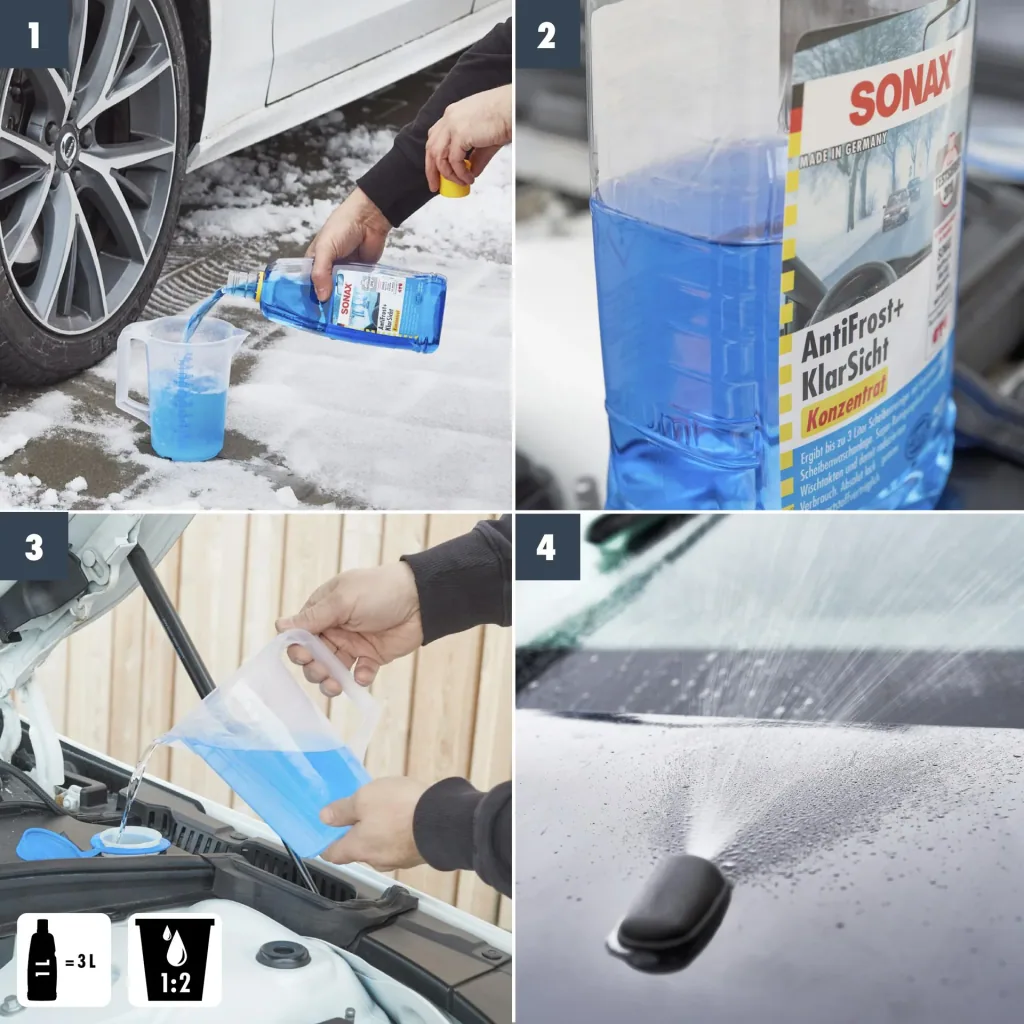 Antifreeze + Clear View Concentrate Citrus 1 l