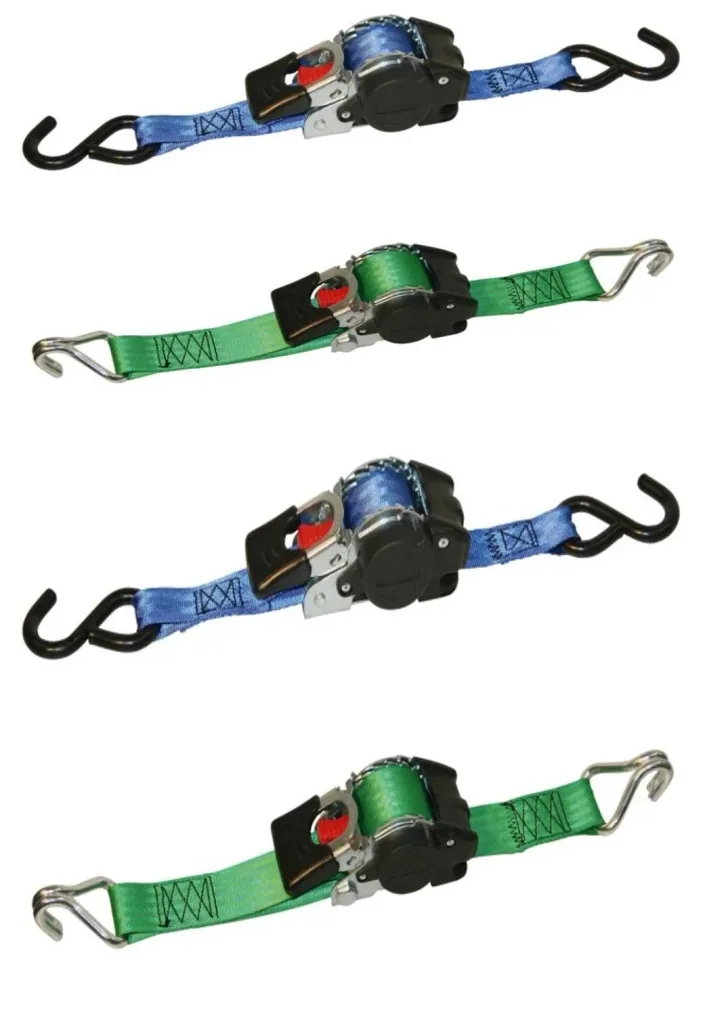 Automatic lashing strap with claw hook, 1.8 m x 50 mm