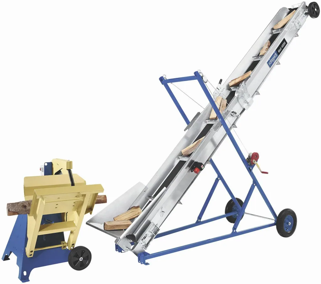 Conveyor belt Muli 4500 for firewood, 230 V, 50HZ, 1.1 kW