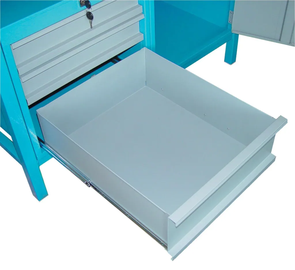 Werkbank P 1200 SLT met laden en afsluitbare deur