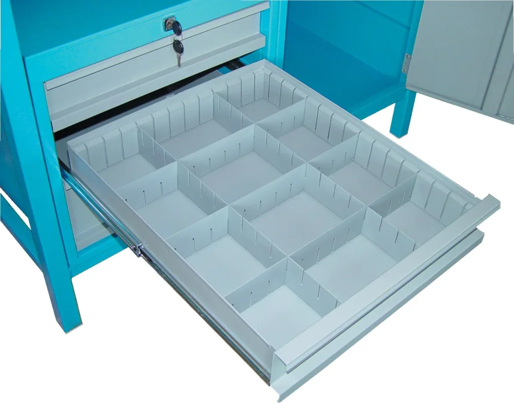 Werkbank P 1200 SLT met laden en afsluitbare deur