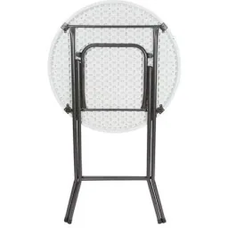 Round folding table - 80 x 110 cm (ø x H) - White