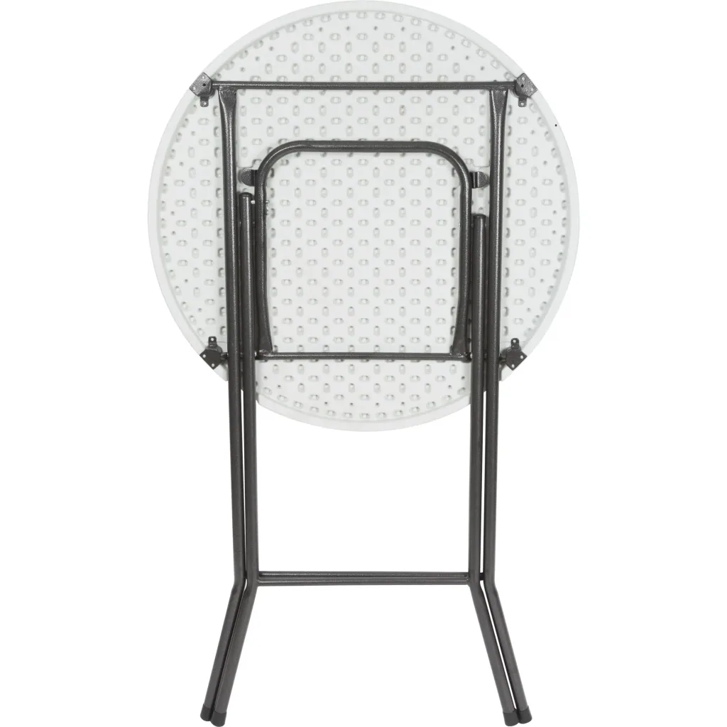 folding table - round - ø 80 x 110 cm