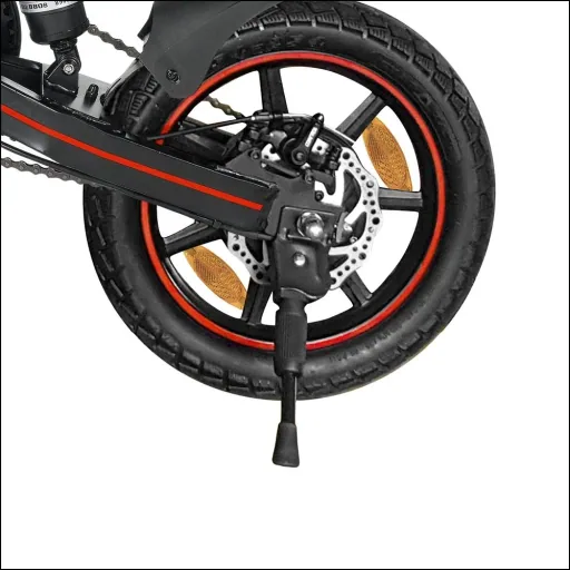 Unisex Mini E-Folding Bike, 14 inches, black, Didi City, automatic