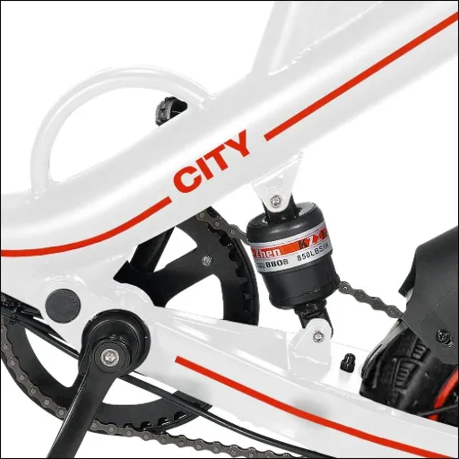 Unisex Mini E-Folding Bike, 14 inches, black, Didi City, automatic