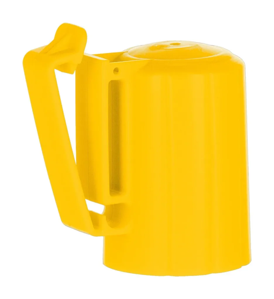 Head insulator for T-Post, yellow