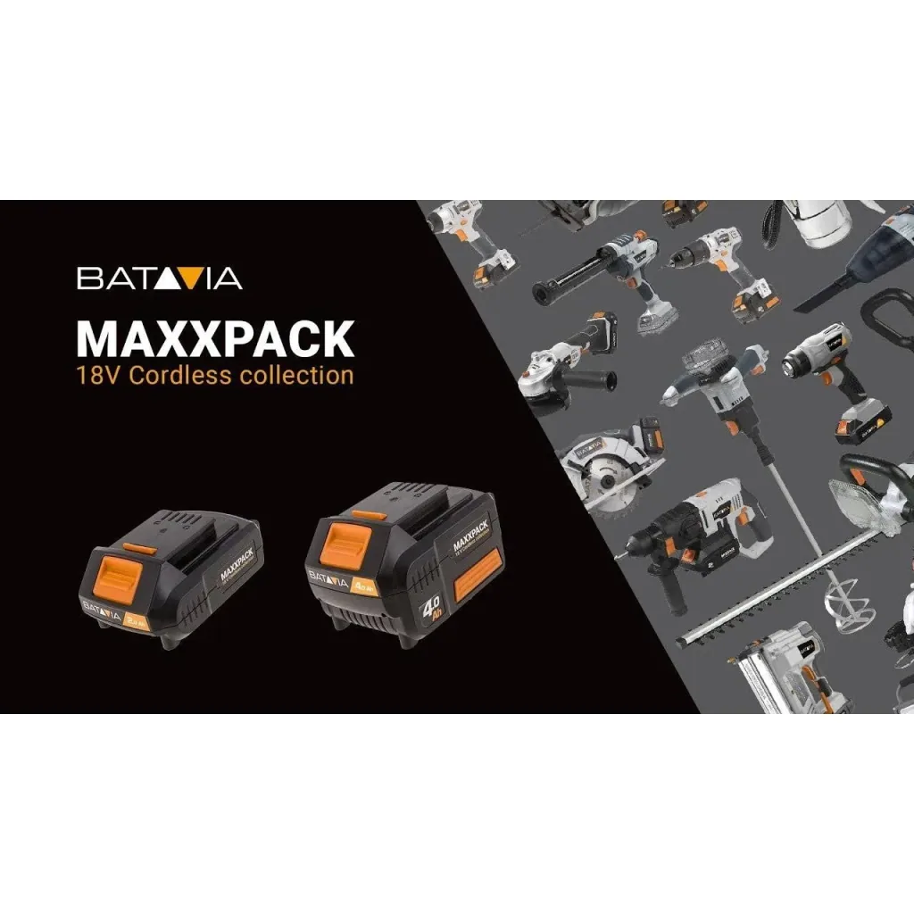 18V LI-ION - 4.0 AH CHARGER MAXXPACK COLLECTION
