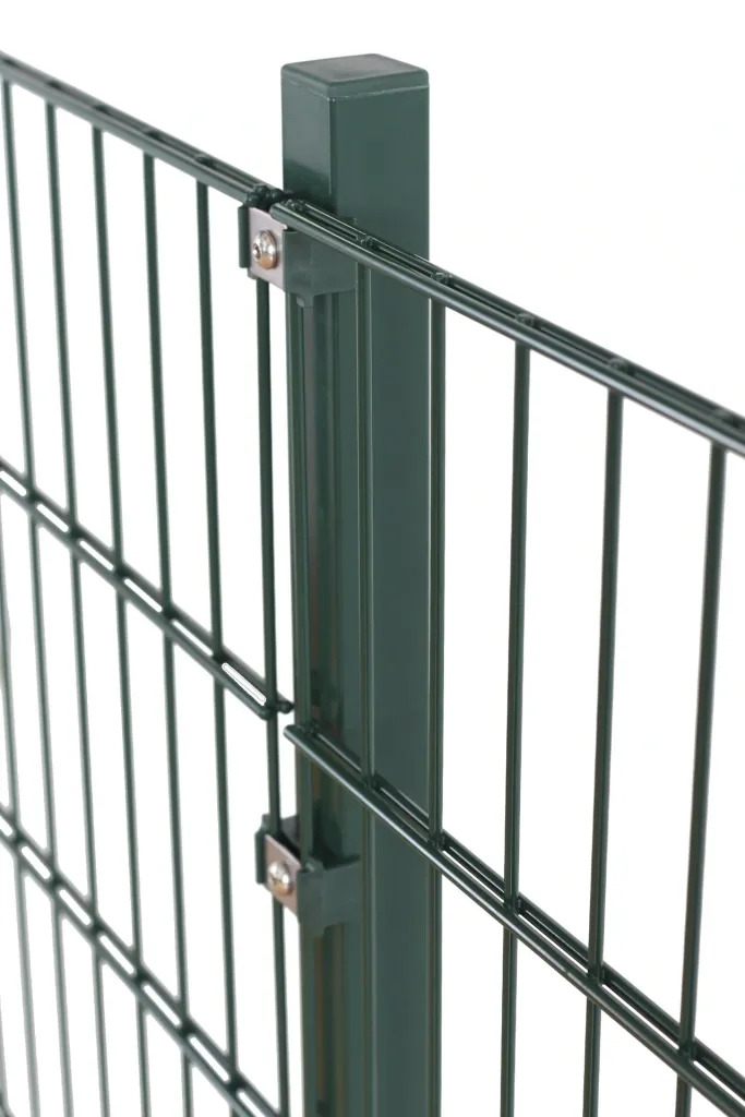 Set dubbelstaafmatten, groen, 5 stuks, elk 123 cm x 200 cm