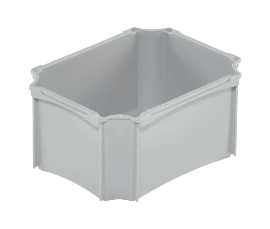 Eurobox inzetbak, grijs, 1/8