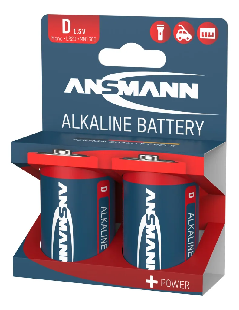 Alkaline batterij Mono D - 2 stuks