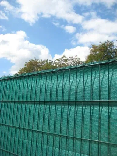 HDPE privacy scherm 140x500 cm groen