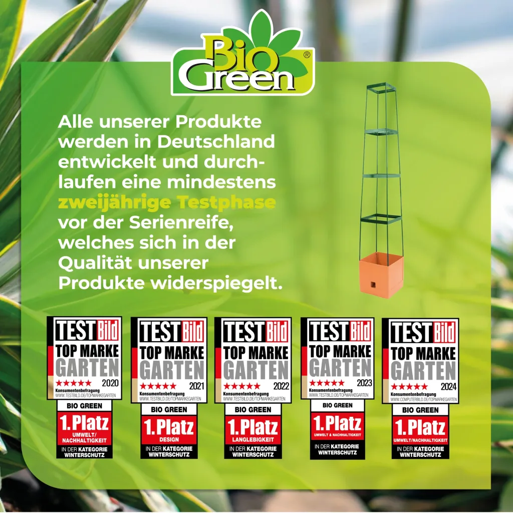 Planttoren "Maxitom" met latwerk en irrigatie
