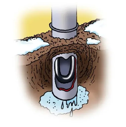 Vorstbeschermende verwarmingskabel, 2 m, 32 watt