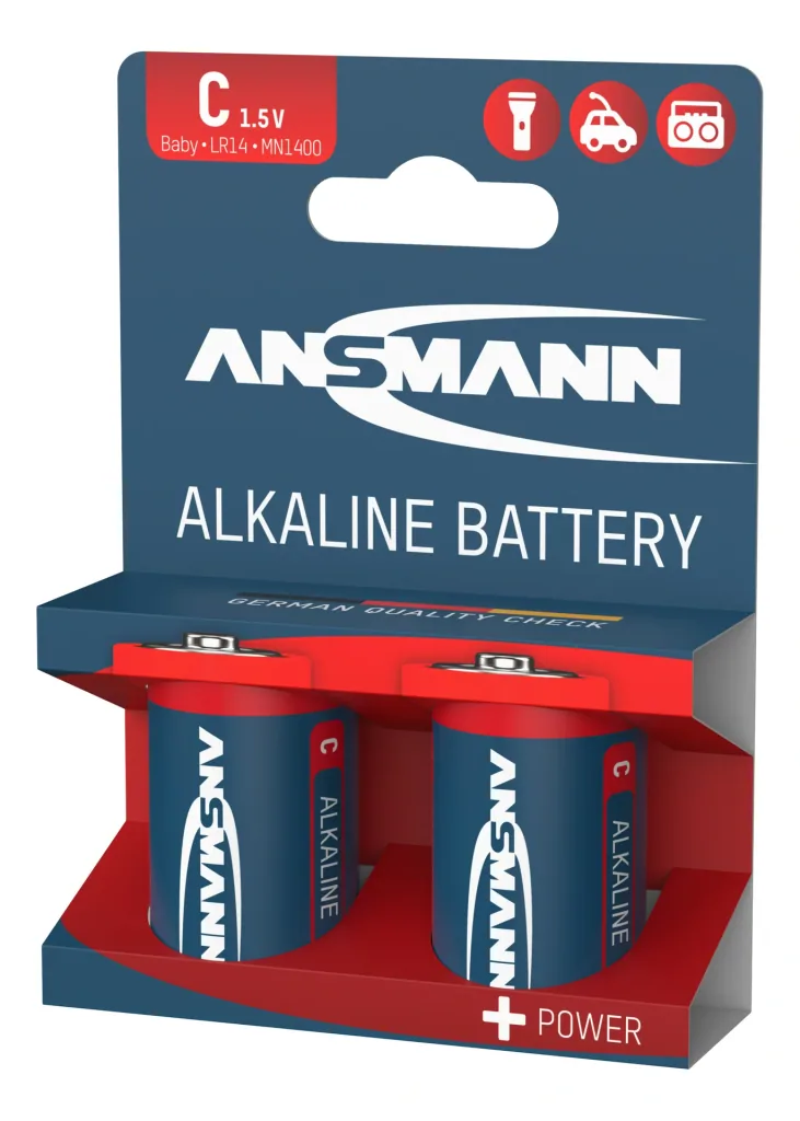 Alkaline batterijen Baby C – 2 stuks