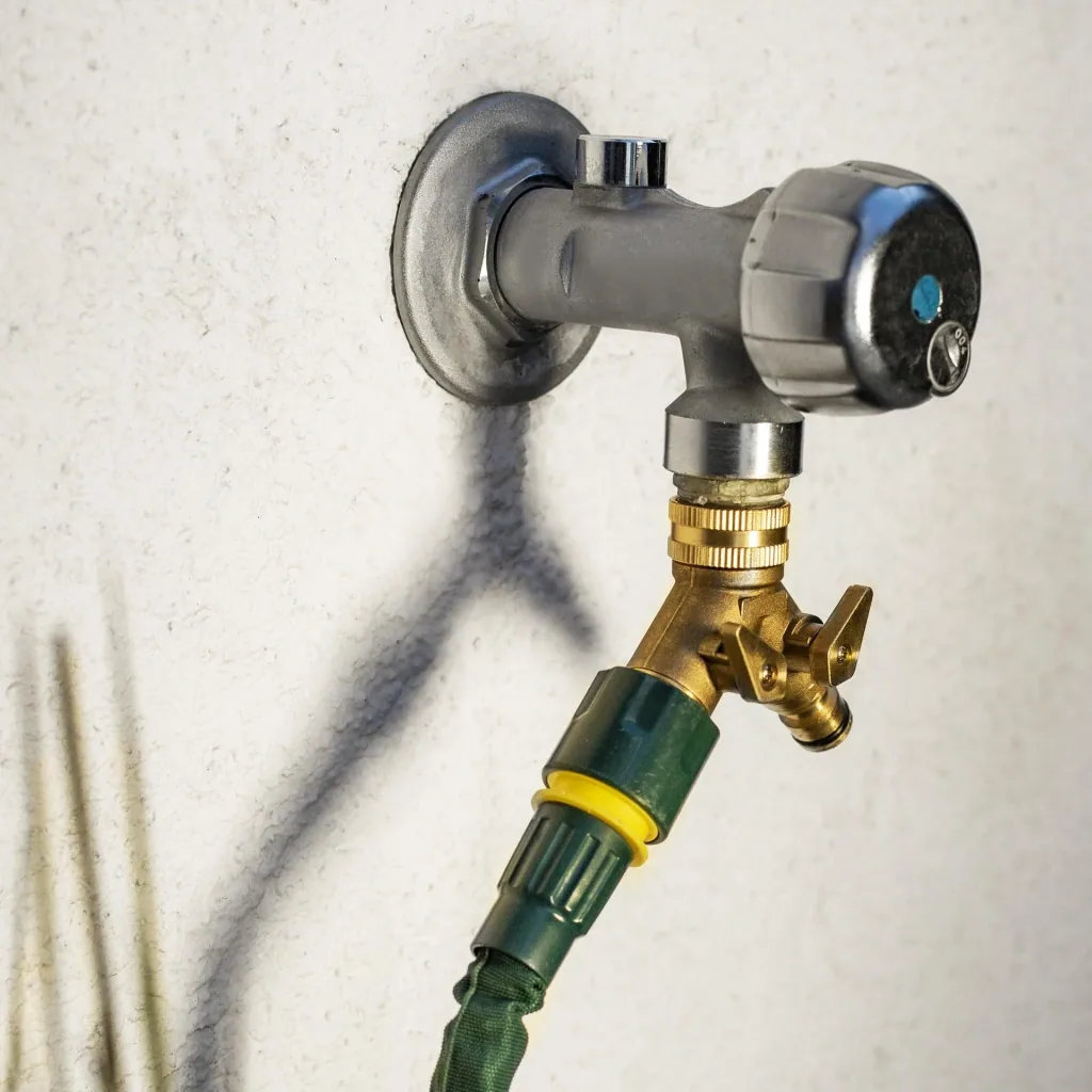 2-weg waterverdeler voor 1/2" + 3/4" / kraanaansluiting / kraanadapter