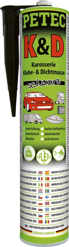 Body adhesive/sealing compound, black, 310 ml
