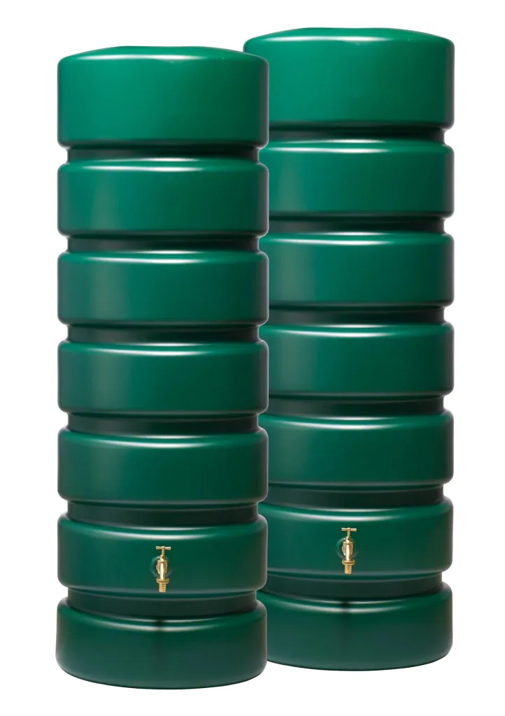 Regentonne / Gartentank "Classico" - 1300 L ( 2 x 650 L )