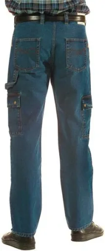 Worker jeans with guild corners, color blue, size 29