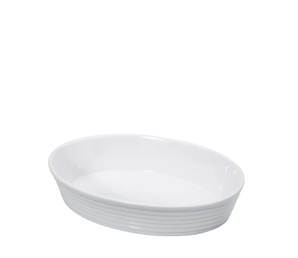 Oval casserole dish, Burgundy, 2 liters, 30 x 20 x 6 cm