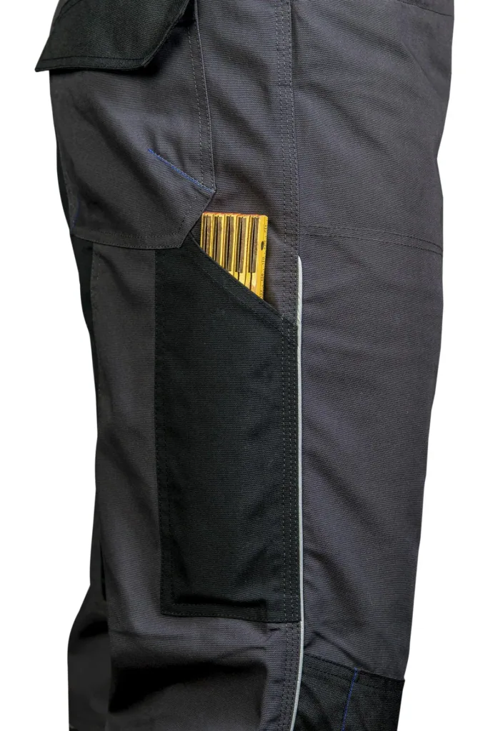 Work dungarees, color gray/royal, size 48