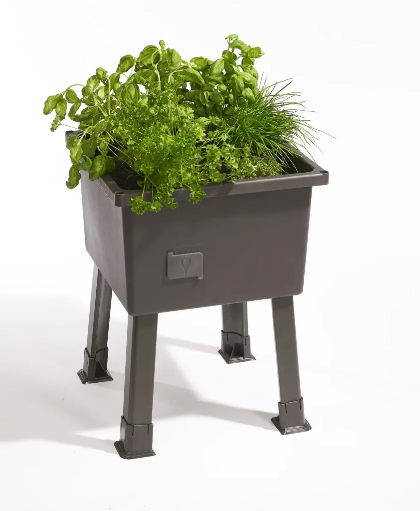 5-in-1 planting system / raised bed “Spitzbergen”, size L, 40 x 40 x 128 cm, feet 33 cm