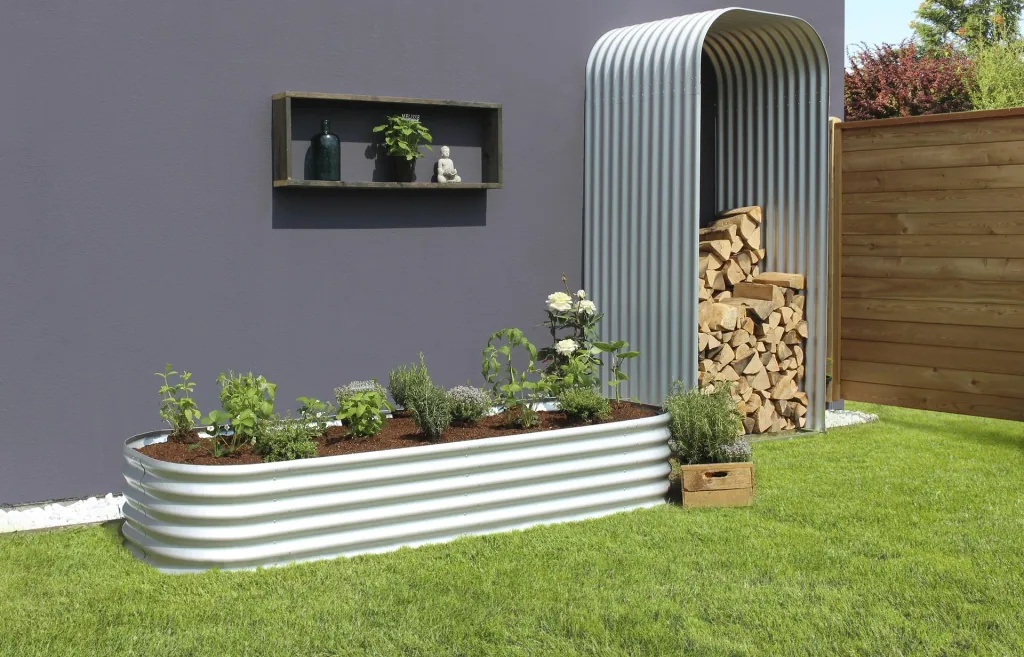 Raised bed extension Stretched 401, color blank, 0.80 x 0.4 m