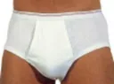 Sports briefs, double rib, 2-pack, white, size 8