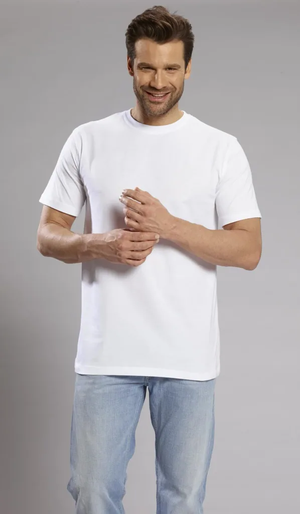 Big Size T-Shirt, white size 3XL